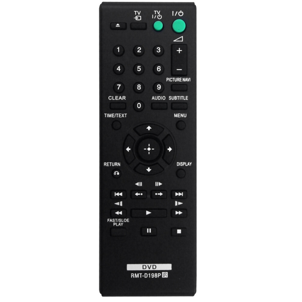 Reemplazo Del Control Remoto D198P Para Reproductor De Dvd SR760 SR170-image