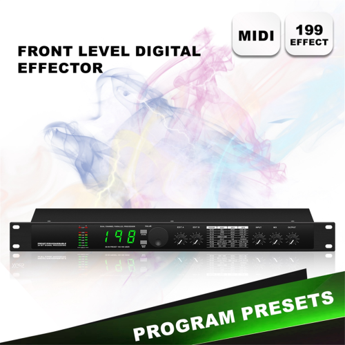 multiefektový procesor audio procesor ekvalizér EÚ zástrčka 1