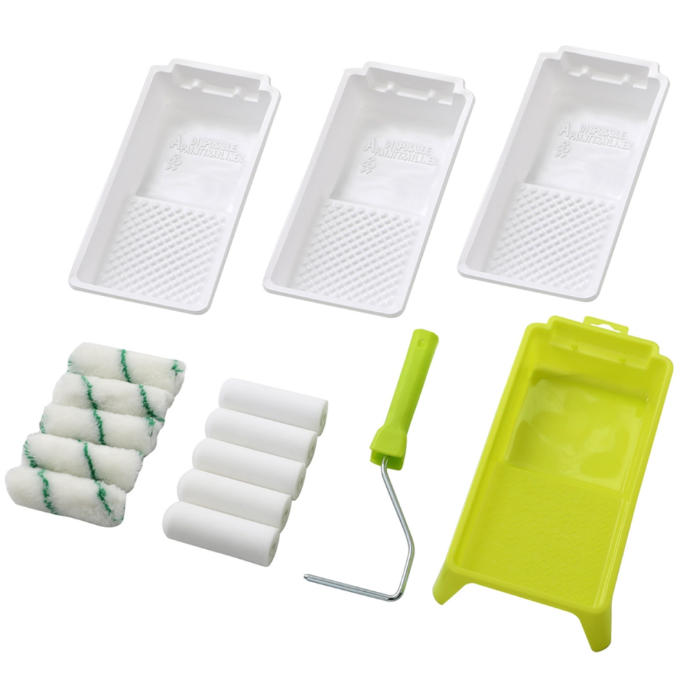 Paint Tray Kit, 4 Inch Paint Roller Tray Liner, Paint Tray-image-OPC-PJBVGQQ-NEW