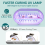 Luce UV potenziata con timer digitale, 48 LED, spina UE 3