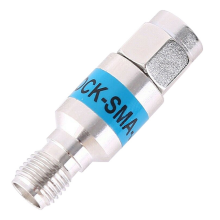 Koaksial DC-blok DC-6 GHz SMA tri-element legeringsretter