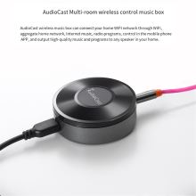 Bezdrôtový WiFi prijímač hudobného audia pre adaptér Airplay Audio