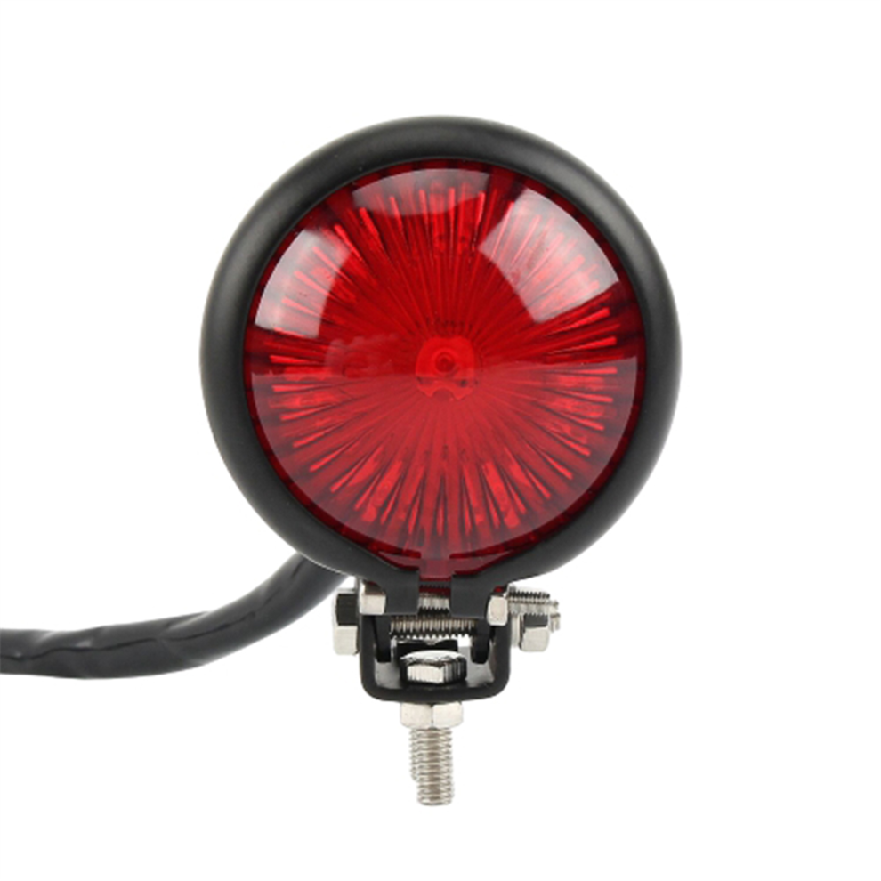 Fanale Posteriore A Led Da 12 V Per Moto, Con Lente Rossa