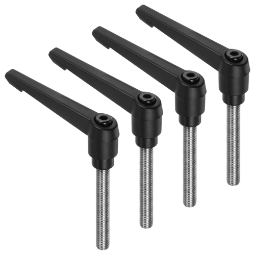 4 τεμάχια λαβές μοχλού σύσφιξης, M10 x 60mm από ανοξείδωτο ατσάλι 304 με σπείρωμα 1