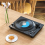 Diskstabilisator LP Diskstabilisator Pladespillerklemme HiFi Sølv 4