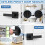 3 Pack Matte Black Door Handles, Keyless Interior Door Knobs 4