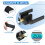 3 Pack Matte Black Door Handles, Keyless Interior Door Knobs 3