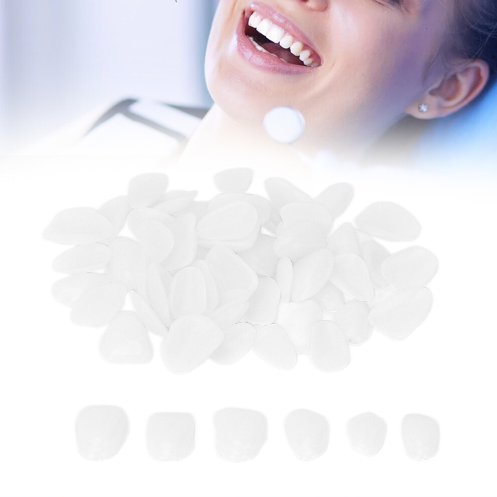 50pcs Resin Temporary Dental Crown Veneers Kit - Natural-Look Tooth Repair, Safe & Non-Toxic