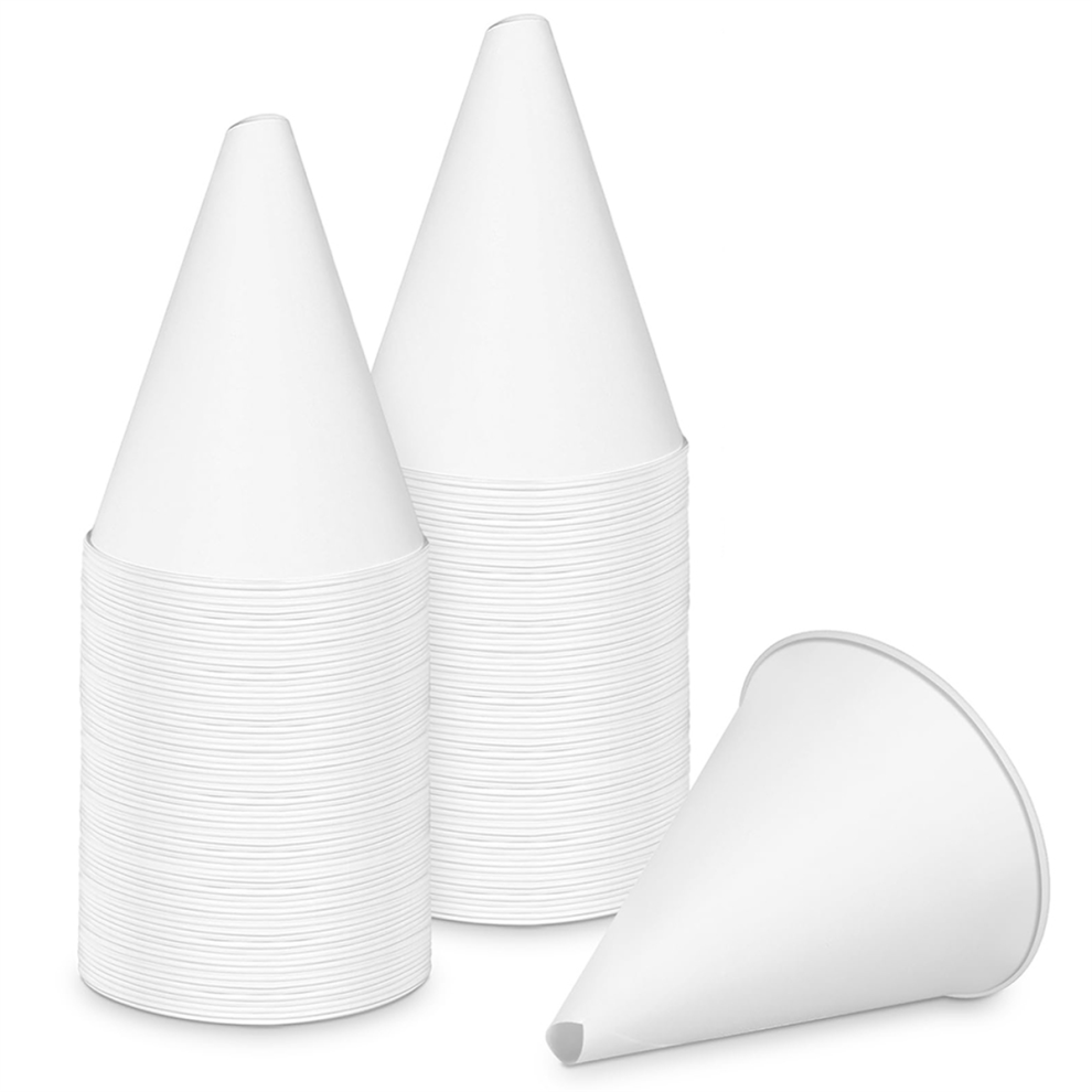 50 Stuks Papieren Trechters Voor Motorolie, 6 Oz Motorolietrechter-image