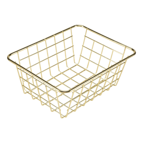 Storage Basket Solid Color Household Iron Basket Storage Box S 1