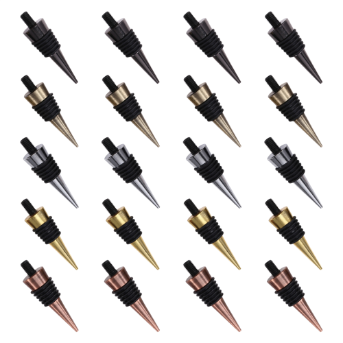 20-delige Lege Flessenstop Met Schroefdraad Post Metal Wine Stopper Inserts Set Hardware Voor Houten Tu