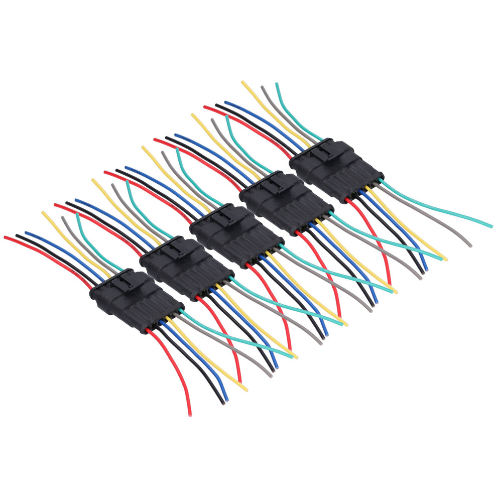Automotive Wire Connector 5Pcs Moisture & Heat Resistant Easy Install 9441333206799