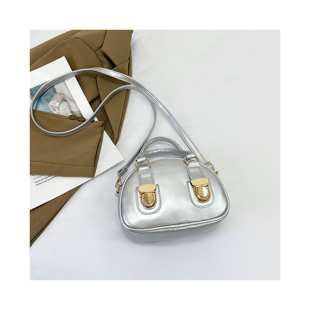(Silver) Shell Elegant Lightweight Bag For Women In Versatile Colors Perfect Daily Outfits For-image-OPC-PJBVTP7-NEW