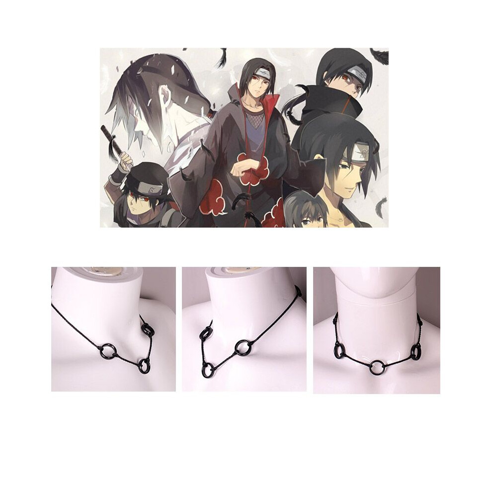 Naruto Anime Uchiha Itachi Necklace Pendant Three Ring Dressup Cosplay Props-image-OPC-PJBVV87-NEW