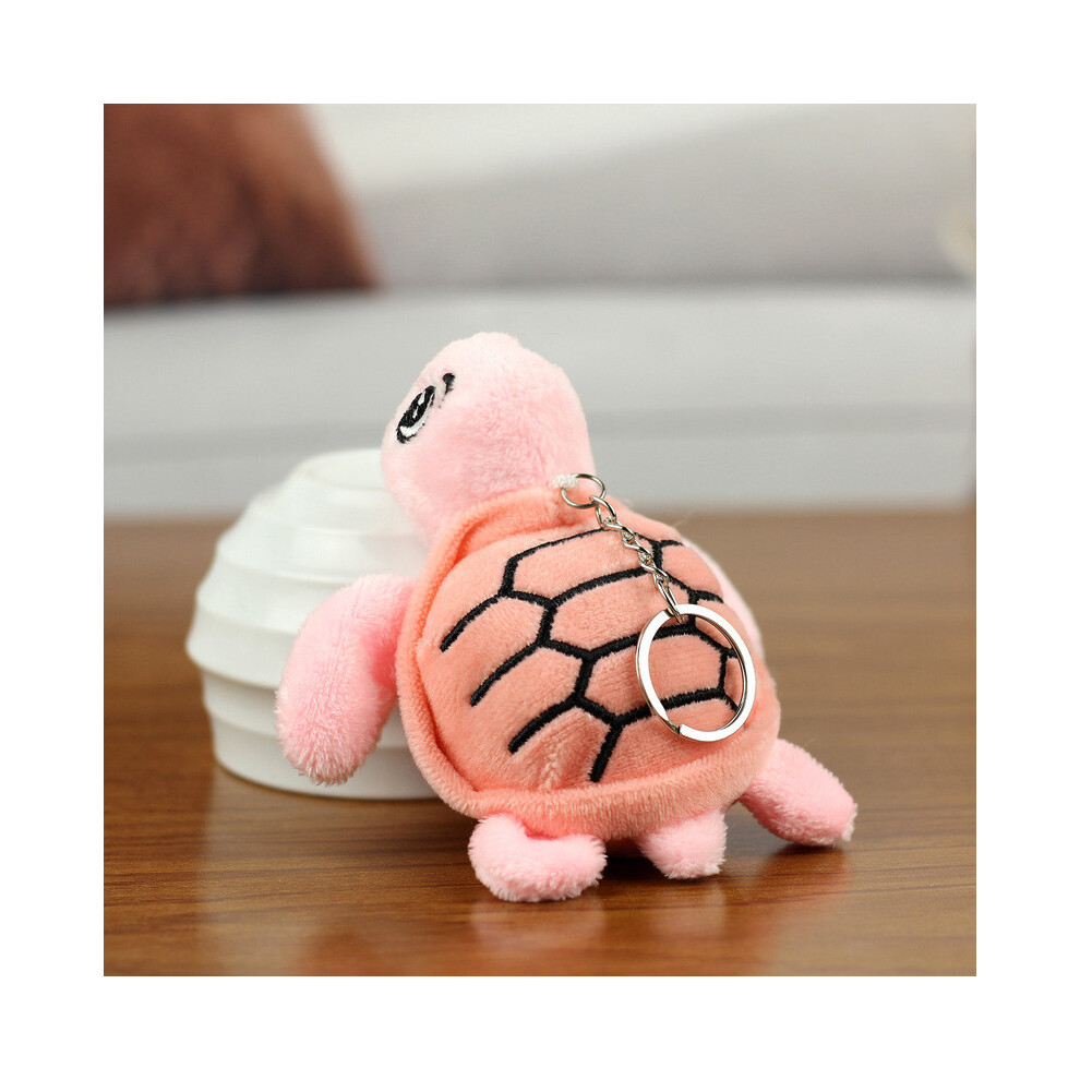 (Pink) Marine Turtles Creatures Plush Toys Backpacks Keychains Accessorie Pendants Doll Pink