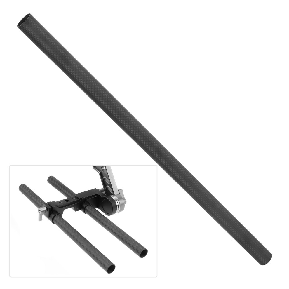 15Mm Diameter Carbon Fiber Follow Focus Rig Cage Rod System 40Cm Black 7891333211897
