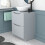 NES Home Nes Home 600mm Freestanding Matte Grey Vanity Unit Round Basin Bowl 4