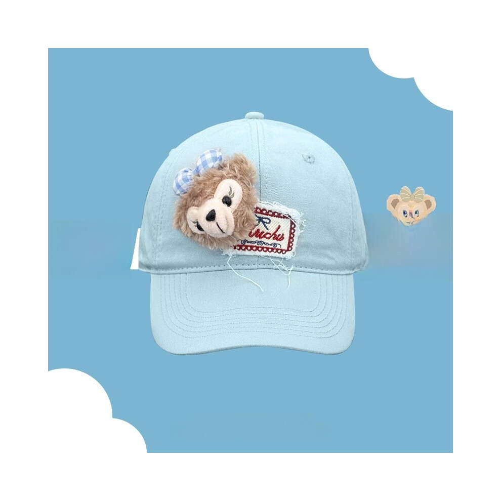 (Light Blue) Fashion Baseball Cap With Shelliemay Dolls Decor And Letter Design Embroidery-image-OPC-PJBVZYG-NEW
