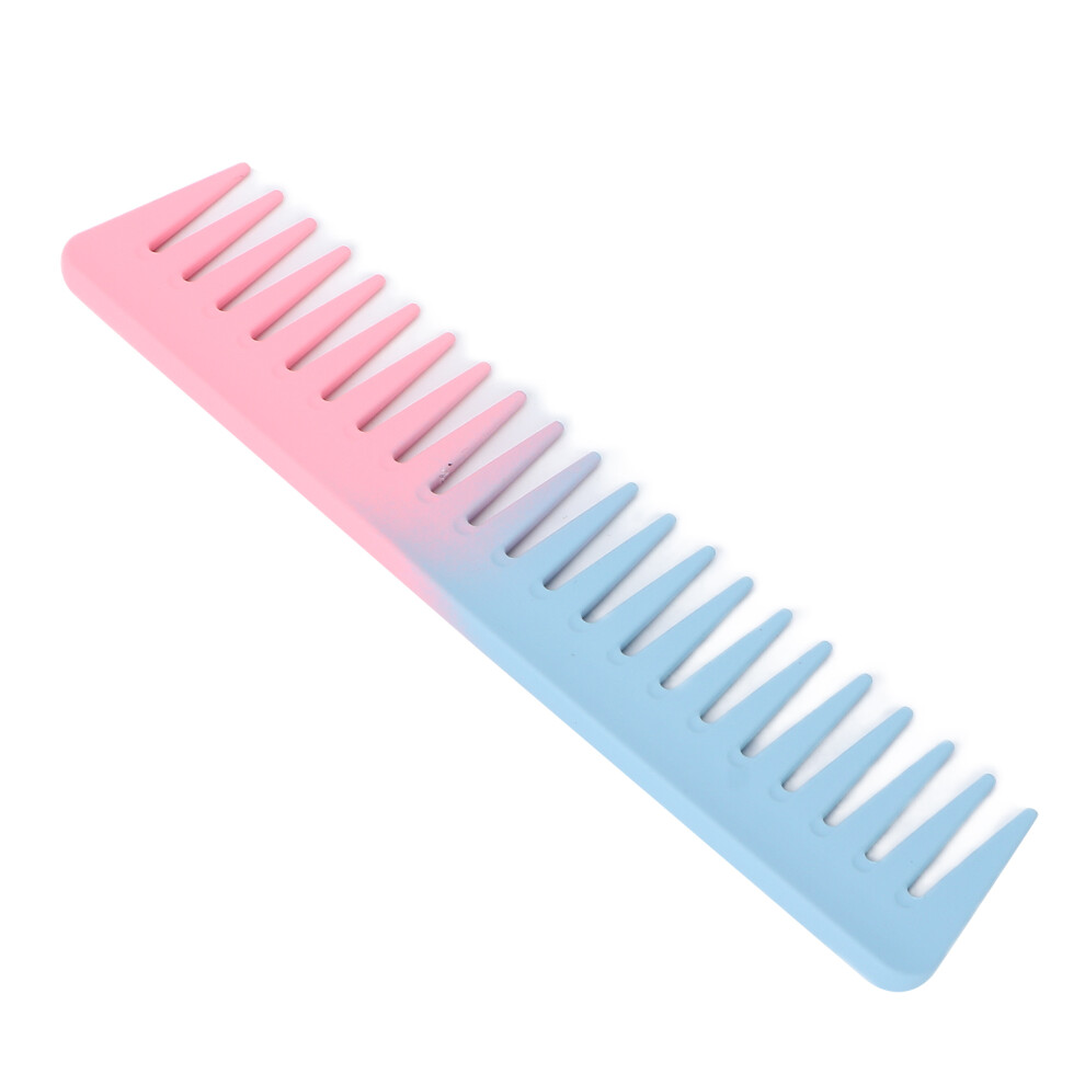 Wide Tooth Comb ABS Detangler 19x4cm for Curly Wet Dry Hair