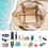 Family Size Beach Bag With Comfortable Strap Sandproof Bottom 4