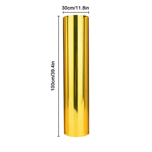 Durable Gold Adhesive Vinyl 12x40in Perfect for DIY Projects 1