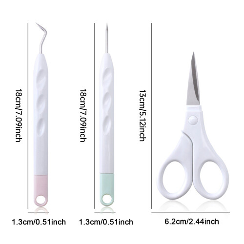 Ensemble d'outils de base 5 pièces outil de désherbage ABS+acier inoxydable 1