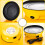 Maifanite Antihaft-Elektrischer Griddler 600W ABS 7