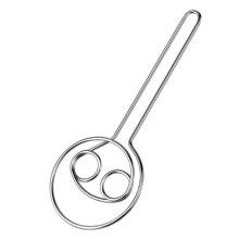 Teig-Rührbesen aus Edelstahl - Doppelspirale