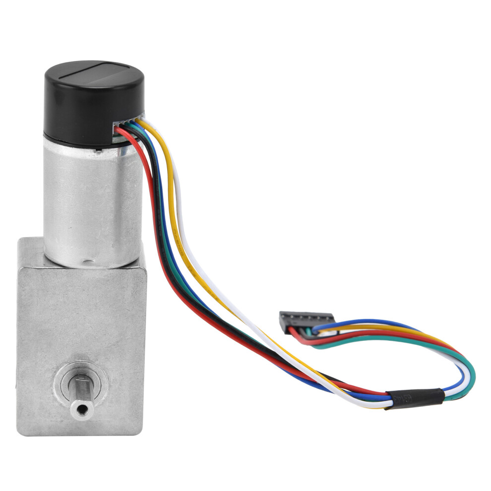 Dc Worm Gear Motor 15Mm Double Shaft 6V/12V With Encoder, Speed Reduction 3391333219854