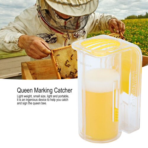 Lightweight Plastic Queen Bee Marking Bottle, No Burr, 90x35mm 2