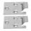 2PCS Metal Seat Hinge Plate Replacement for Medalist 1994+ MPT Shuttle 14