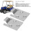 2PCS Metal Seat Hinge Plate Replacement for Medalist 1994+ MPT Shuttle 12