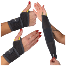 håndledsbandage stivner kompressor stabilisator elastisk stærk velcro