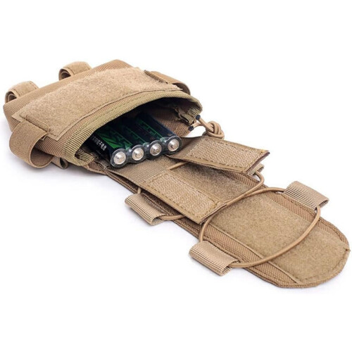 Helmet Battery Pack Balance Weight Pouch Khaki 1