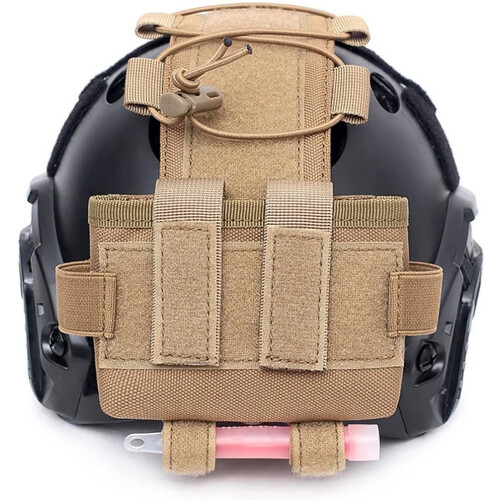Helmet Battery Pack Balance Weight Pouch Khaki 2