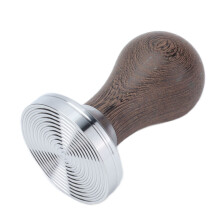 Tamper per caffè da 53mm Millettia laurentii 327g legno