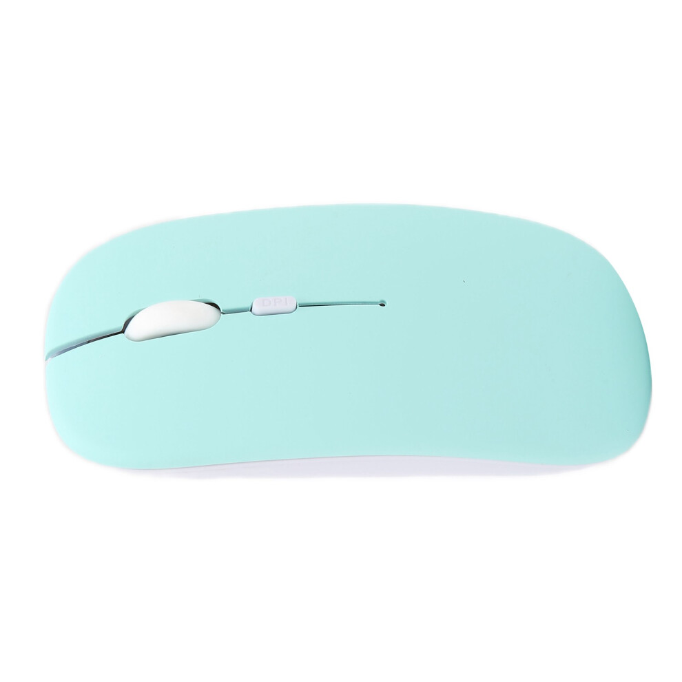 Cordless Mini Portable Mouse 3-Speed Dpi, Frosted, 10M Tooth Blue 9331333221819