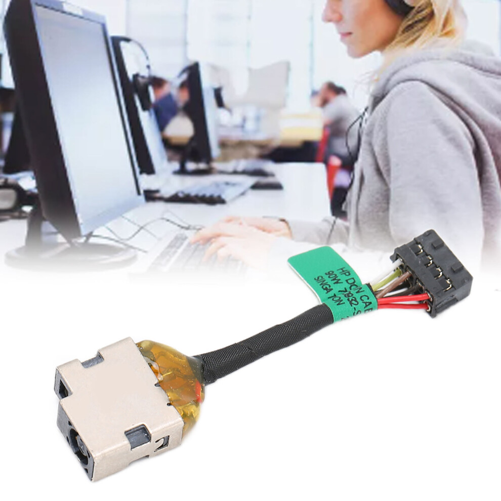 8 Pin Dc Power Jack Cable For Hp Laptop Replacement Durable & Portable 5091333221885