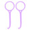 2 pezzi Rimuovi Allineatore Professionale PP, Viola 2