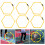 6Pcs Hexagon Agile Ring Polygon Physical Training 9
