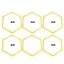 6Pcs Hexagon Agile Ring Polygon Physical Training