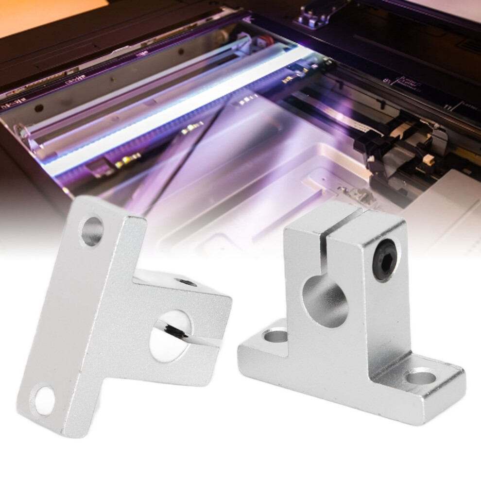 10Mm Aluminum Alloy Shaft Bearings 2Pcs Linear Motion Rail Supports Sk10 4061333224194