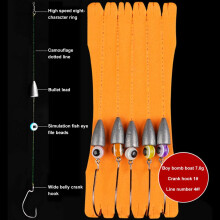 Bass Fishing Complete Texas Rigs with Weights & Hooks 0.25-1 oz Set