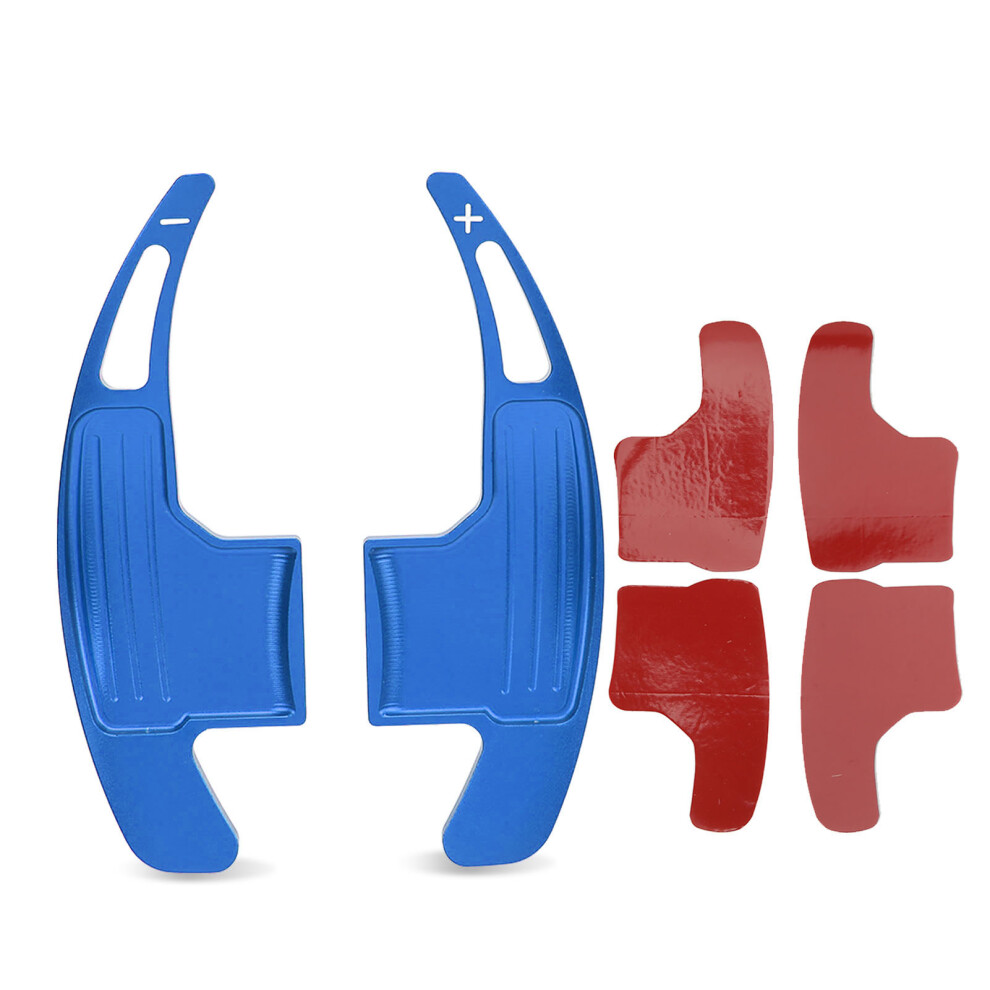 1 Pair Aluminum Alloy Paddle Shifter Extension Blue 9121376230271