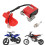 Kit candele di accensione L7T da 52mm Rosso 47cc/49cc 3