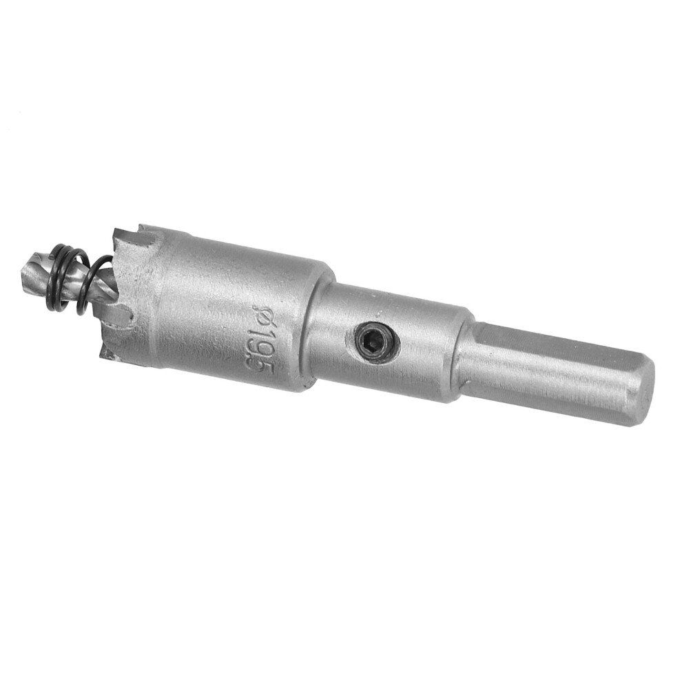 Durable 19.5Mm Hole Saw Drilling Bit With Triangle Shank Design 7611333229506