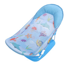 Baby Badetuch-Netz Sitz Faltbar Baby Shower Chair Tragbares Rutschfestes Neugeborenen-Badunterstützung für Kleinkinder Säugling