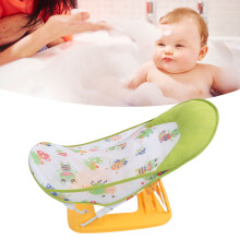 Klappbarer Baby-Waschstuhl mit rutschfester, ergonomischer Form, verstellbarer Höhe für Badewanne oder Waschbecken