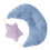 Cuscino modellante in cotone per neonati blu pietra 11