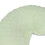 Cuscino modellante per neonati in cotone verde chiaro 4